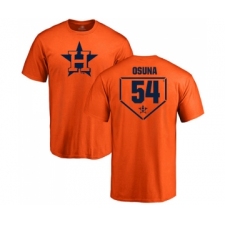 Baseball Houston Astros #54 Roberto Osuna Orange RBI T-Shirt