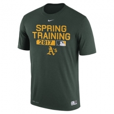 MLB Men's Oakland Athletics Nike Green Authentic Collection Legend Team Issue Performance T-Shirt