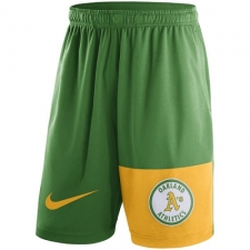 MLB Men's Oakland Athletics Nike Green Cooperstown Collection Dry Fly Shorts