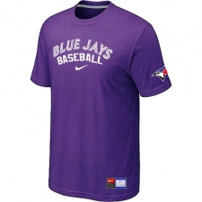 MLB Men's Toronto Blue Jays Nike Practice T-Shirt - Purple