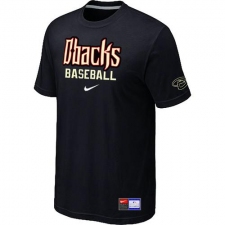 MLB Men's Arizona Diamondbacks Nike Practice T-Shirt - Black