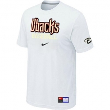 MLB Men's Arizona Diamondbacks Nike Practice T-Shirt - White