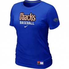 MLB Women's Arizona Diamondbacks Nike Practice T-Shirt - Blue