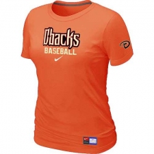 MLB Women's Arizona Diamondbacks Nike Practice T-Shirt - Orange