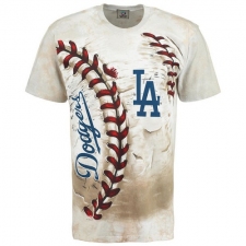 MLB Los Angeles Dodgers Hardball Tie-Dye T-Shirt - Cream