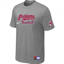 MLB Men's Cleveland Indians Nike Practice T-Shirt - Grey