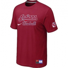MLB Men's Cleveland Indians Nike Practice T-Shirt - Red