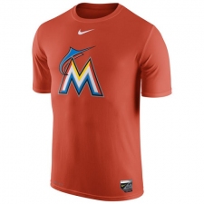 MLB Miami Marlins Nike Authentic Collection Legend Logo 1.5 Performance T-Shirt - Orange