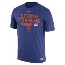 MLB Men's New York Mets Nike Royal 2017 Spring Training Authentic Collection Legend Team Issue Performance T-Shirt