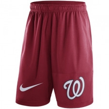 MLB Men's Washington Nationals Nike Red Dry Fly Shorts