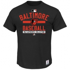 MLB Baltimore Orioles Majestic Big & Tall Authentic Collection Team Property T-Shirt - Black