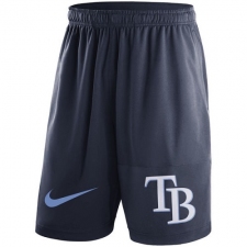 MLB Men's Tampa Bay Rays Nike Navy Dry Fly Shorts