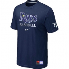 MLB Men's Tampa Bay Rays Nike Practice T-Shirt - Navy