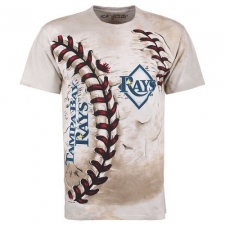 MLB Tampa Bay Rays Hardball Tie-Dye T-Shirt - Cream