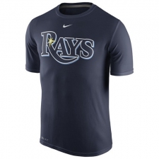 MLB Tampa Bay Rays Nike Legend Wordmark 1.5 Performance T-Shirt - Navy