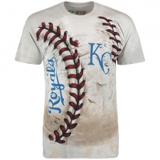 MLB Kansas City Royals Hardball Tie-Dye T-Shirt - Cream