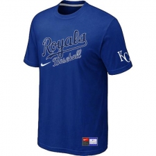 MLB Men's Kansas City Royals Nike Practice T-Shirt - Blue