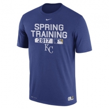 MLB Men's Kansas City Royals Nike Royal 2017 Spring Training Authentic Collection Legend Team Issue Performance T-Shirt