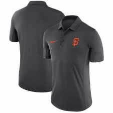MLB Men's San Francisco Giants Nike Anthracite Franchise Polo T-Shirt