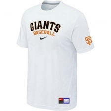 MLB Men's San Francisco Giants Nike Practice T-Shirt - White