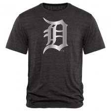 MLB Detroit Tigers Fanatics Apparel Platinum Collection Tri-Blend T-Shirt - Grey