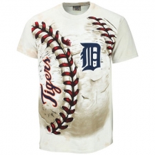 MLB Detroit Tigers Hardball Tie-Dye T-Shirt - Cream