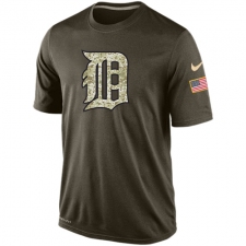 MLB Detroit Tigers Nike Olive Salute To Service KO Performance T-Shirt