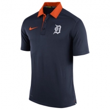 MLB Men's Detroit Tigers Nike Navy Authentic Collection Dri-FIT Elite Polo