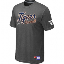 MLB Men's Detroit Tigers Nike Practice T-Shirt - Dark Grey