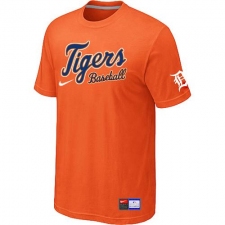 MLB Men's Detroit Tigers Nike Practice T-Shirt - Orange