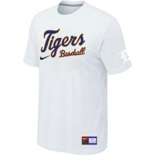 MLB Men's Detroit Tigers Nike Practice T-Shirt - White