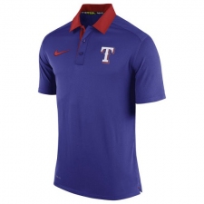 MLB Men's Texas Rangers Nike Royal Authentic Collection Dri-FIT Elite Polo