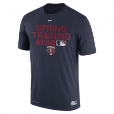 MLB Men's Minnesota Twins Nike Navy Authentic Collection Legend Team Issue Performance T-Shirt