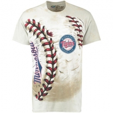 MLB Minnesota Twins Hardball Tie-Dye T-Shirt - Cream