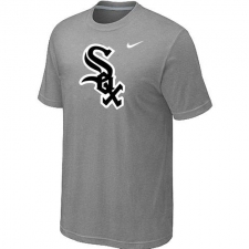 MLB Men's Chicago White Sox Nike Heathered Blended T-Shirt - Grey