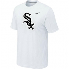 MLB Men's Chicago White Sox Nike Heathered Blended T-Shirt - White