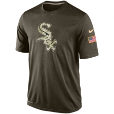 MLB Nike Chicago White Sox Olive Salute To Service KO Performance T-Shirt