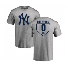 Baseball New York Yankees #0 Adam Ottavino Gray RBI T-Shirt