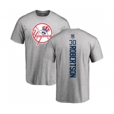 MLB Nike New York Yankees #30 David Robertson Ash Backer T-Shirt