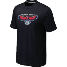 NBA Men's Atlanta Hawks Big & Tall Primary Logo T-Shirt - Black