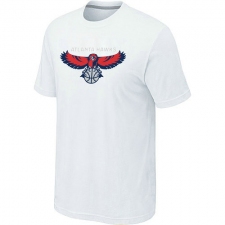 NBA Men's Atlanta Hawks Big & Tall Primary Logo T-Shirt - White