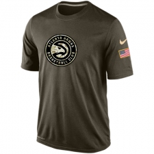 NBA Men's Atlanta Hawks Nike Olive Salute To Service KO Performance Dri-FIT T-Shirt