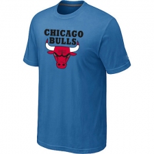 NBA Chicago Bulls Men's Big & Tall Short Sleeve T-Shirt - Light Blue