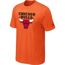 NBA Chicago Bulls Men's Big & Tall Short Sleeve T-Shirt - Orange