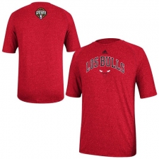 NBA Men's Adidas Chicago Bulls 2014 Noches Enebea T-Shirt - Red