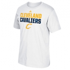 NBA Men's Cleveland Cavaliers Adidas Immortal Team T-Shirt - White