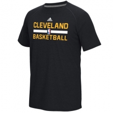 NBA Men's Cleveland Cavaliers Adidas On-Court Climalite Ultimate T-Shirt - Black
