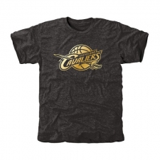 NBA Men's Cleveland Cavaliers Gold Collection Tri-Blend T-Shirt - Black