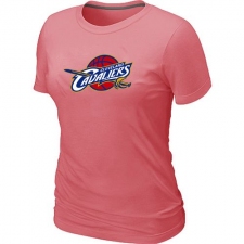 NBA Women's Cleveland Cavaliers Big & Tall Primary Logo T-Shirt - Pink