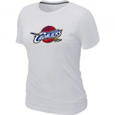 NBA Women's Cleveland Cavaliers Big & Tall Primary Logo T-Shirt - White